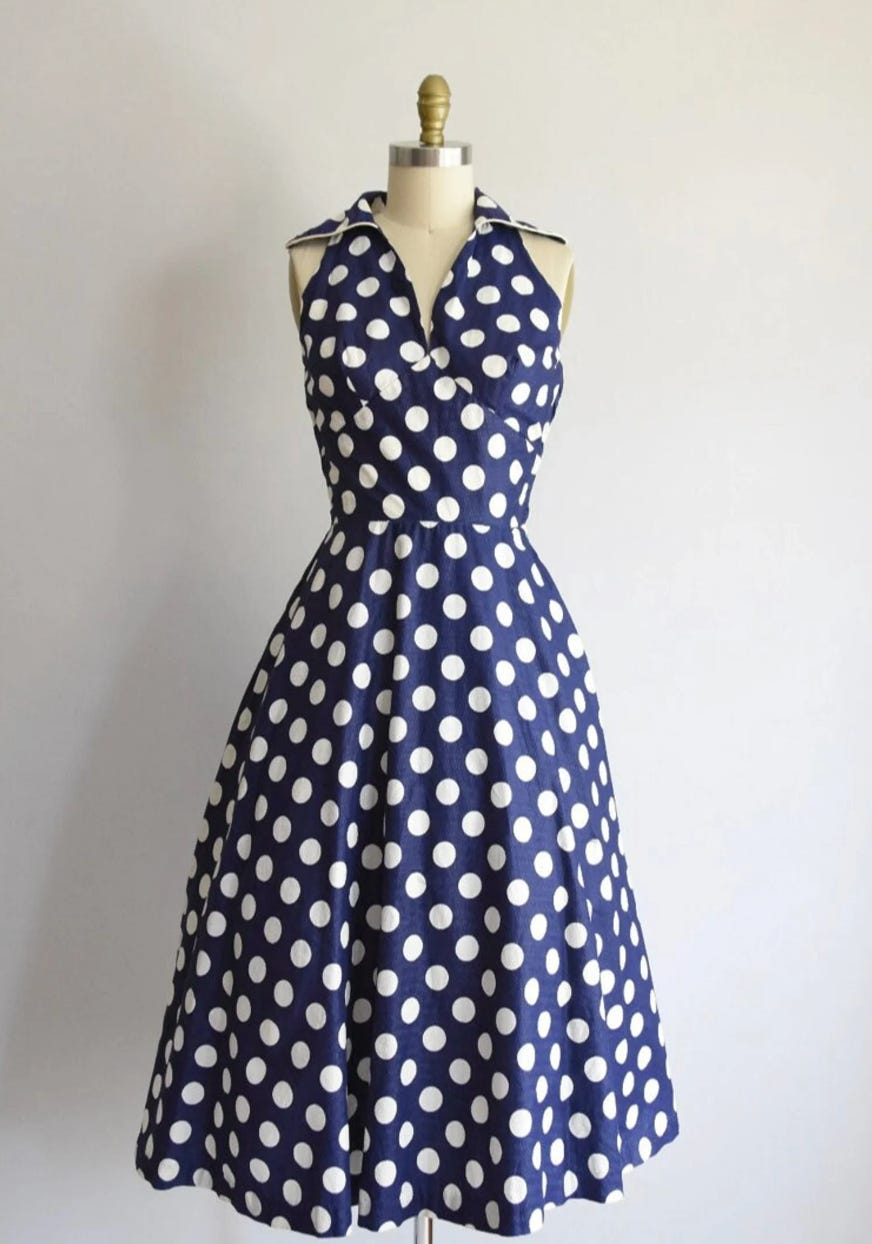 10 Great Vintage Polka Dot Pieces Inspired by the New Miu Miu Collection