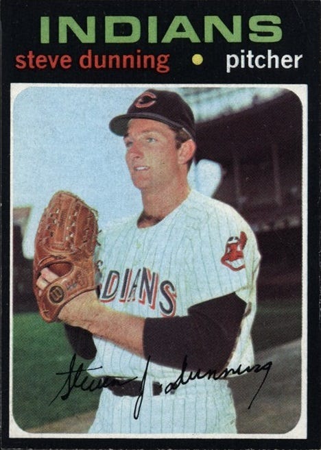 1971 Topps Steve Dunning