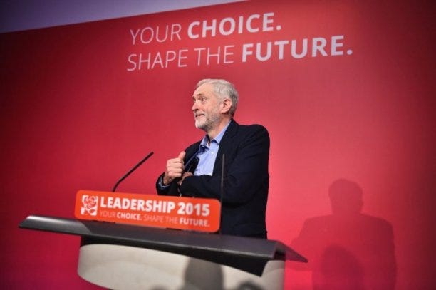 Jeremy Corbyn on his election as leader