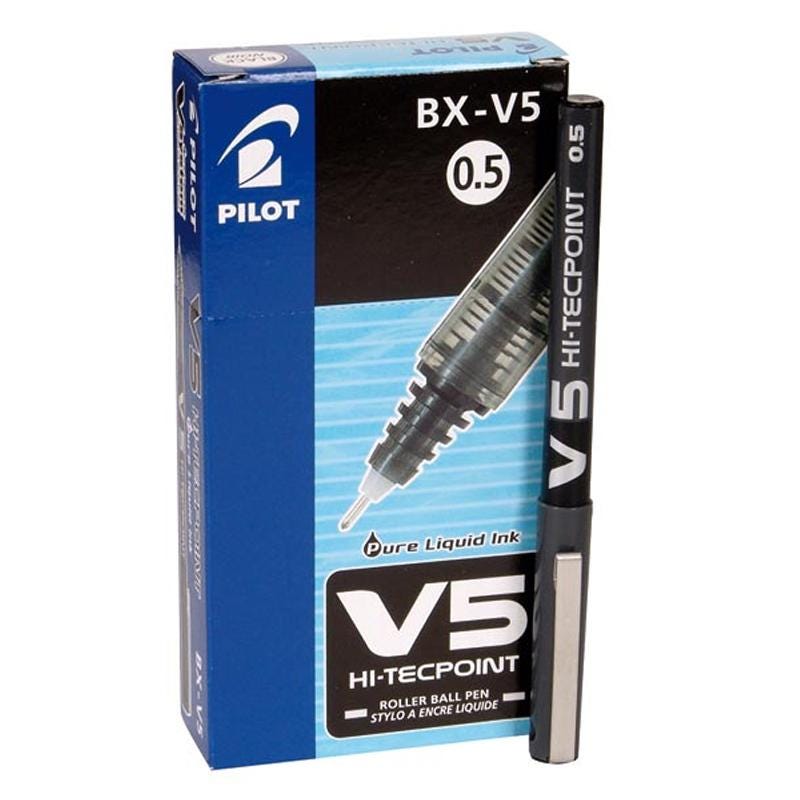 Caja de 12 Pilot Negro V5
