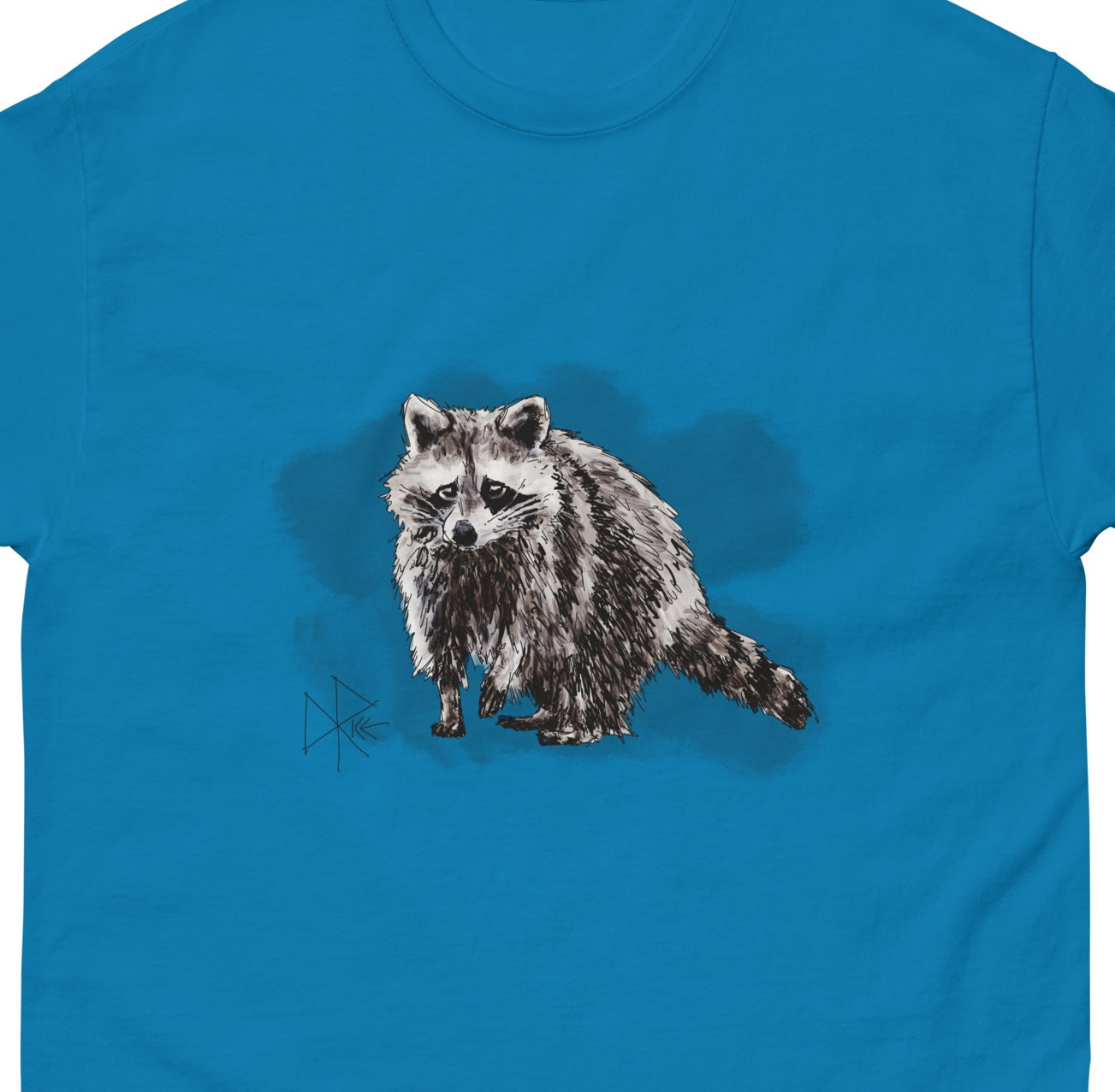 A raccoon walks stealthily through the neighbourhood, looking for something to eat. Sketch art by Don Rice. A raccoon walks stealthily through the neighbourhood, looking for something to eat. Sketch art by Don Rice.