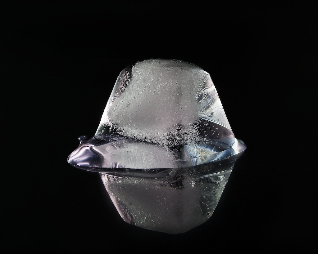 Melting ice cube