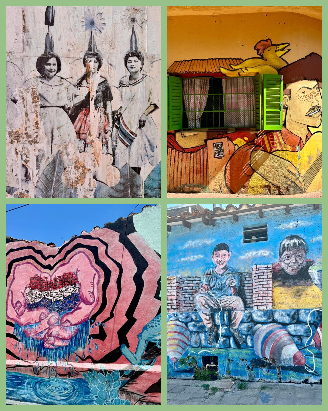 Murales en Chacarita, Asunción