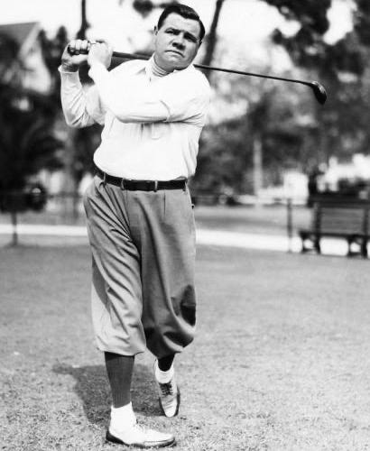 New York Yankees. Yankees Outfielder Babe Ruth Playing Golf, Early 1930s  Photo | AllPosters.com