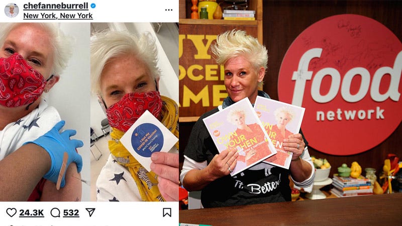 VAXXED Food Network Star Anne Burrell Suffers Cardiac Arrest, Dies Suddenly at 55