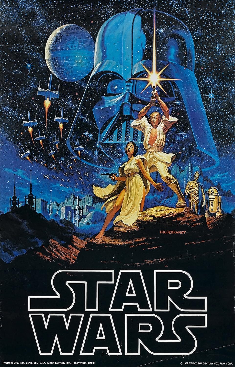 Star Wars: Episódio IV - Uma Nova Esperança 1977 Filme Poster 24"x36"