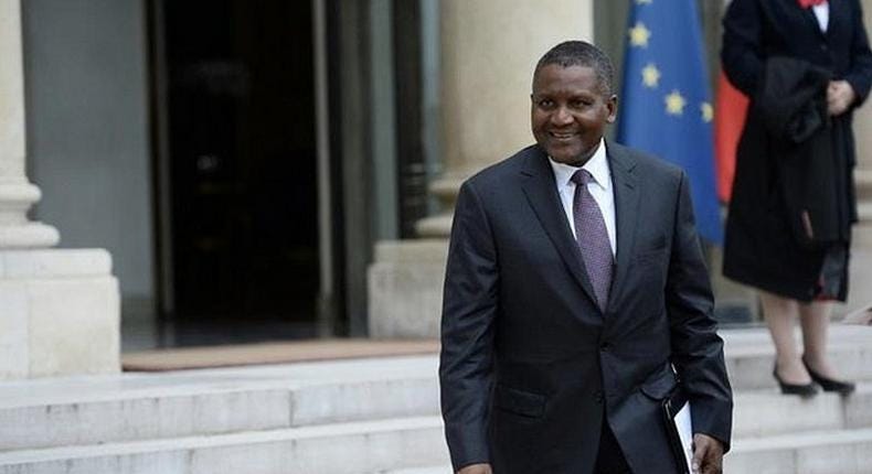 Africa’s richest man, Aliko Dangote Africa’s richest man, Aliko Dangote