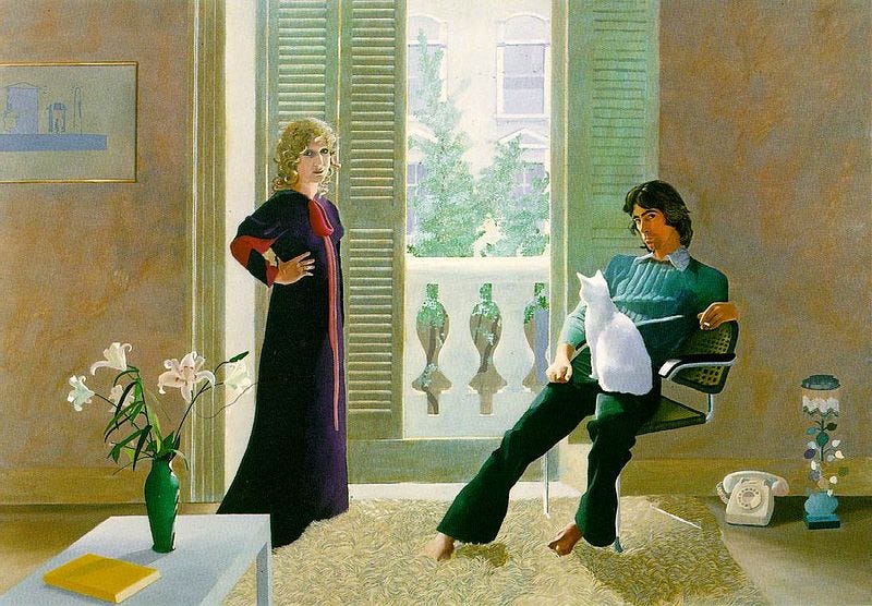 Mr and Mrs Clark and Percy by David Hockney – my daily art display