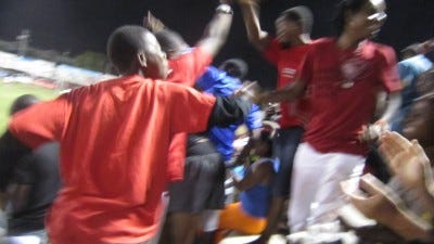 Get down to get down in Jamaica partying in Trenchtown, Jamaica