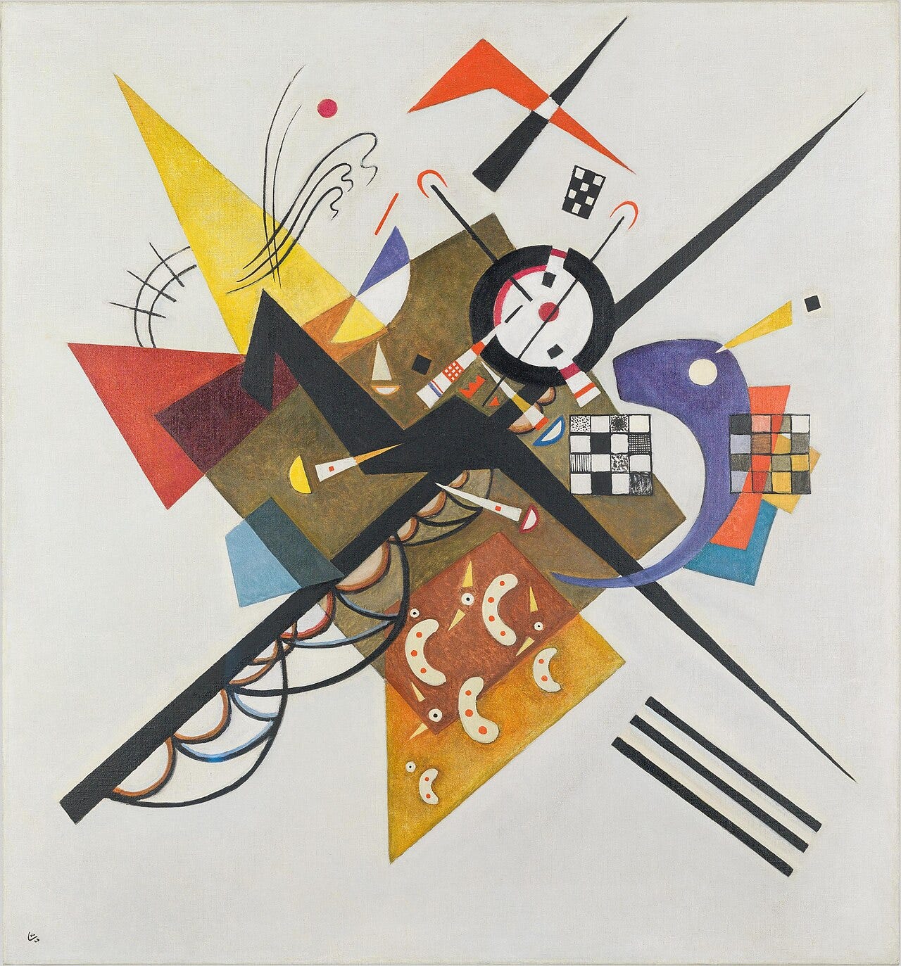 Wassily Kandinsky, On White II, 1923 Wassily Kandinsky, On White II, 1923