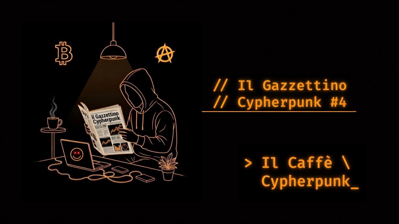 Cover image for Il Gazzettino Cypherpunk #4