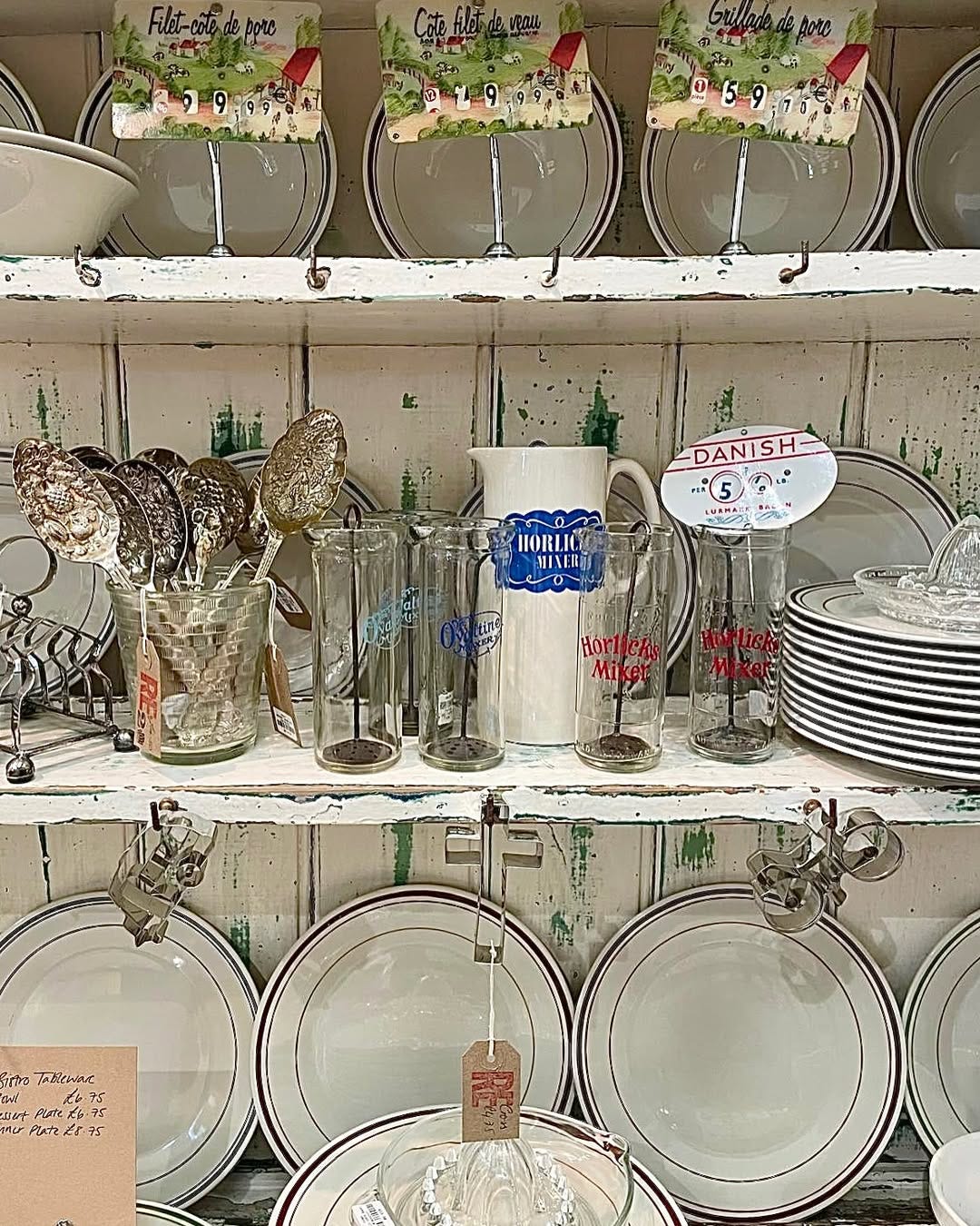 Vintage goods at RE store Corbridge