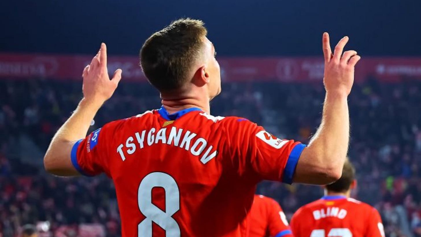 Tsygankov aparece en el radar del Espanyolsegún AS: una operación potente,  complicada y con el Ajax también atento