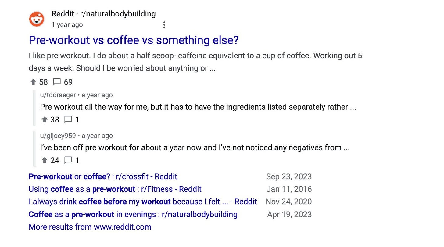 Google Reddit Serp Feature