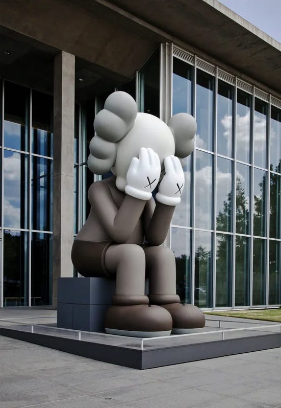 KAWS, Companion (Passing Through). 2010. KAWS, Companion (Passing Through). 2010.
