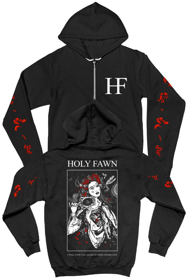 Some Other Life Zip Up Hoodie (Black)