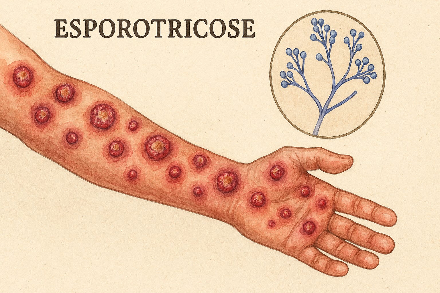 Esporotricose: o que todo pediatra precisa reconhecer