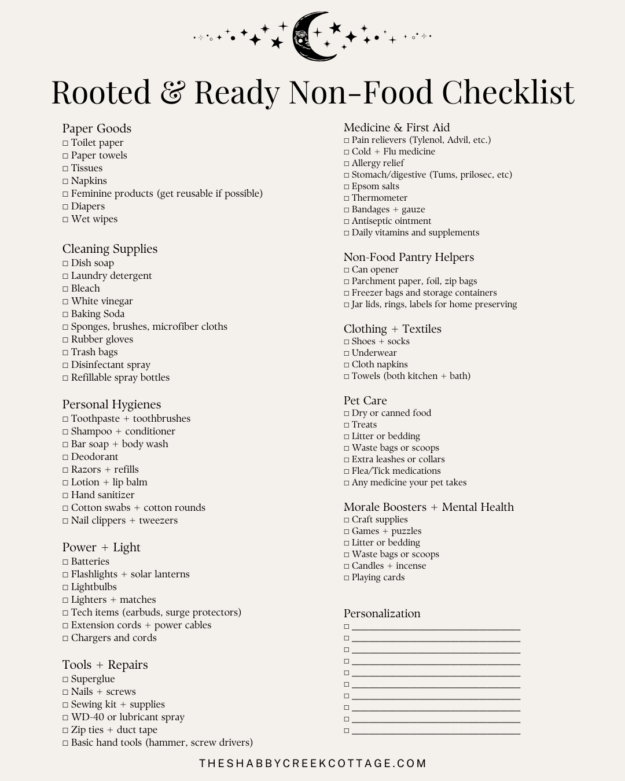 Rooted + Ready: Everyday Non-Food Essentials