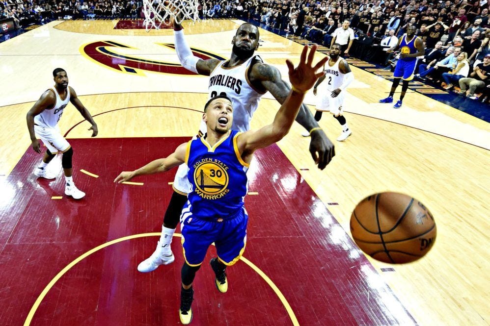 LeBron James' Cavaliers beat Stephen Curry's Warriors 93-89: NBA Finals 2016 images