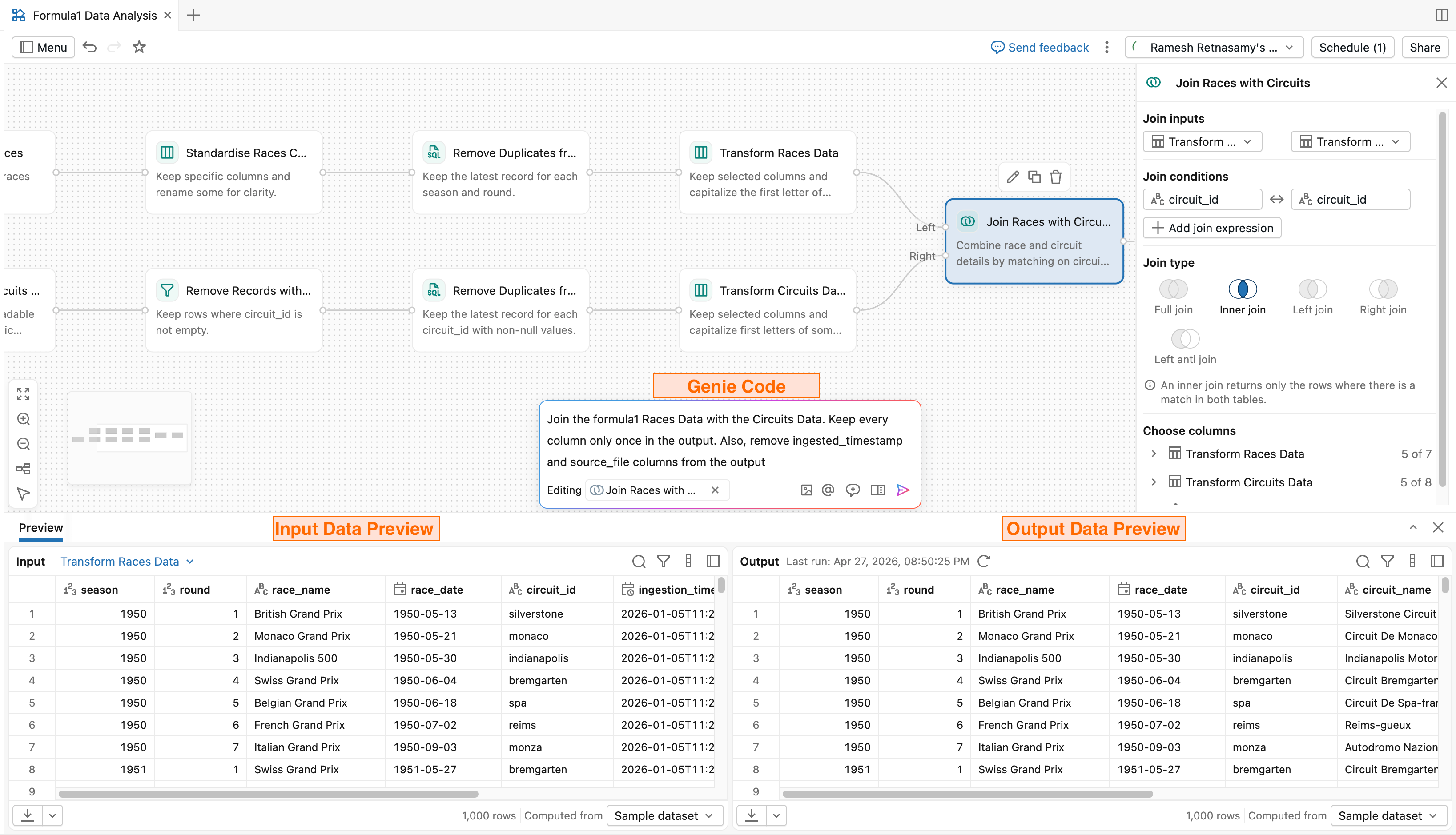 Databricks Lakeflow Designer: First Impressions