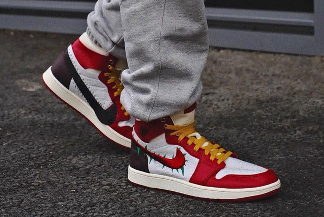 adidas gazelle silver green womens Jordan Brand Jordan Brand x Teyana Taylor Air Jordan 3 'Concrete Rose'  FIR/FIRE RED IF3097-
