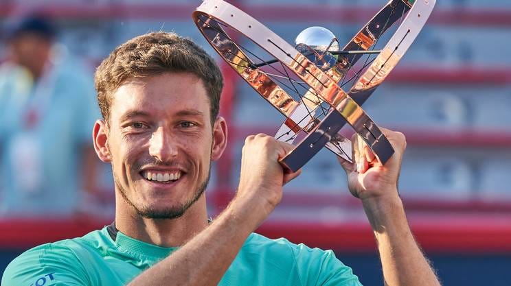 How Pablo Carreno Busta defeated Hubert Hurkacz at the 2022 Montreal Masters