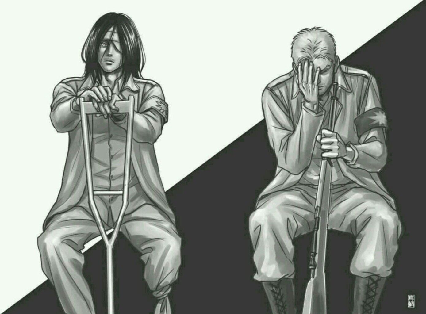 Eren and Reiner << Attack on Titans | Attack on titan, Anime ... Eren and Reiner << Attack on Titans | Attack on titan, Anime ...