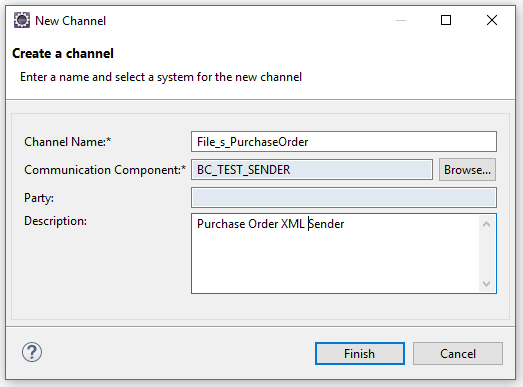 Sender Communication Channel Name and Description for iFlow generation Sender Communication Channel Name and Description for iFlow generation
