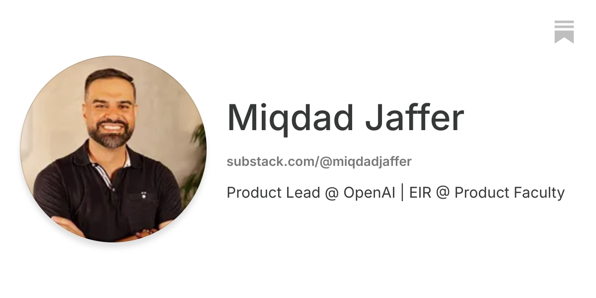 Miqdad Jaffer | Substack