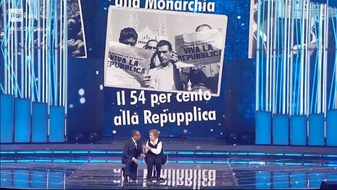 A Sanremo ma in onda il revisionismo storico