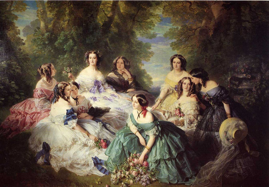 Empress Eugénie Surrounded by her Ladies in Waiting - Wikipedia