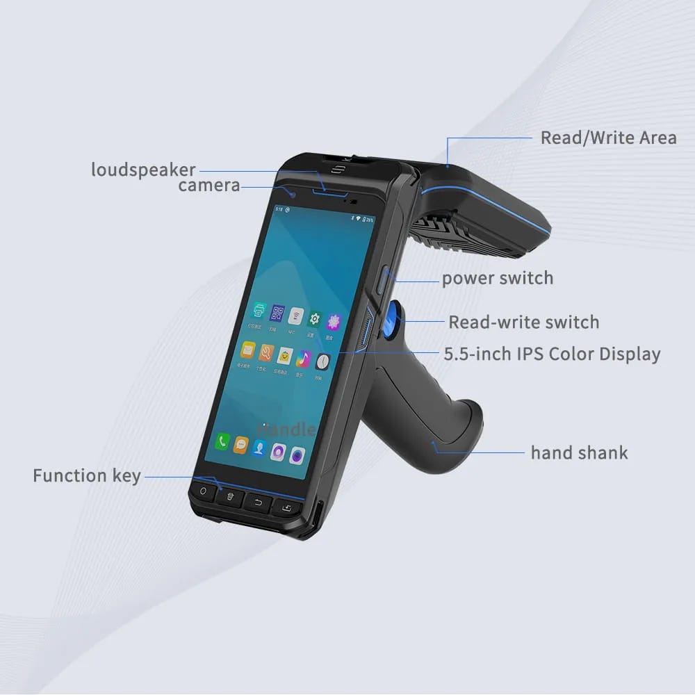 UHF RFID sled reader