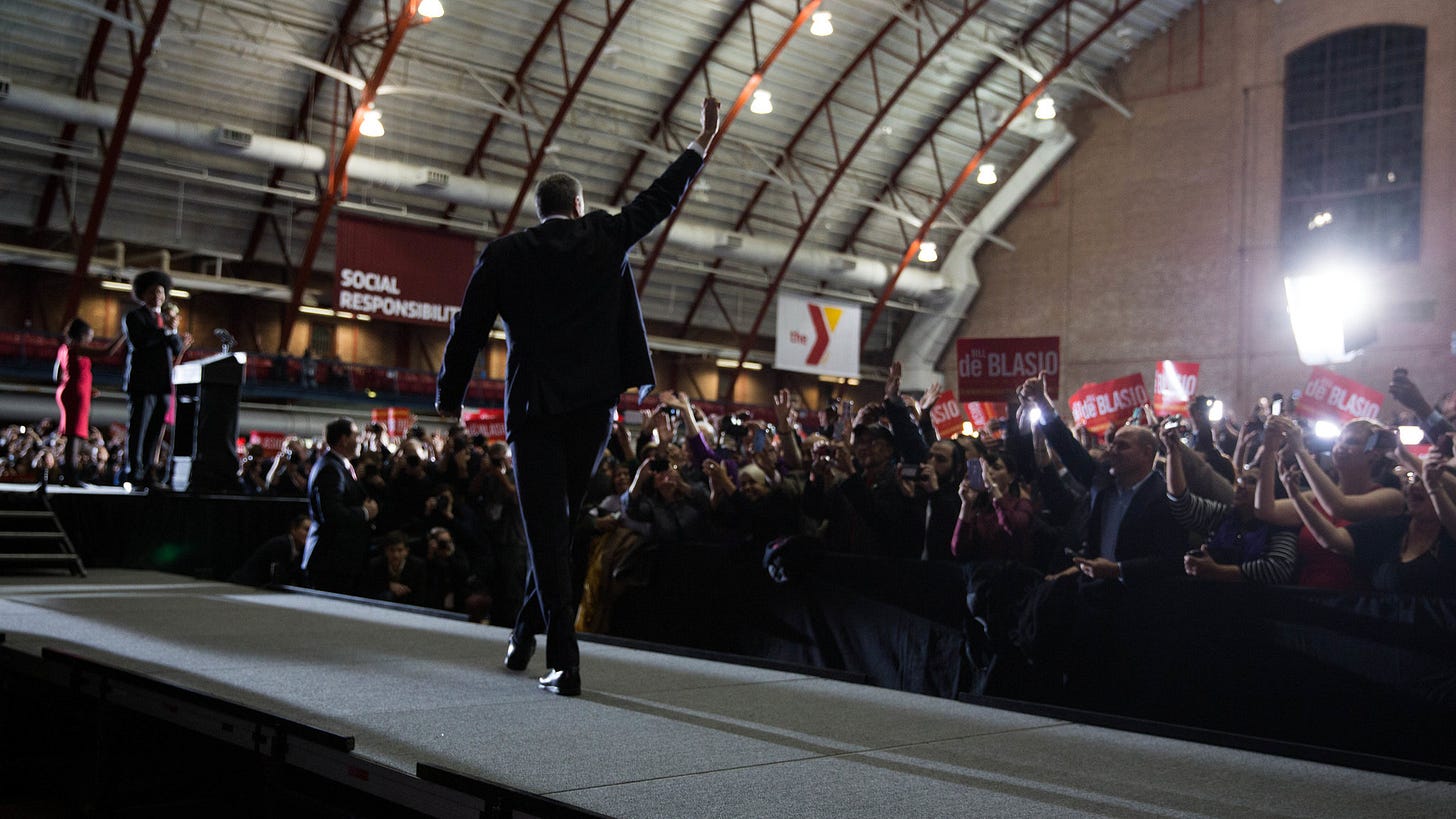 Bill de Blasio’s Victory Speech