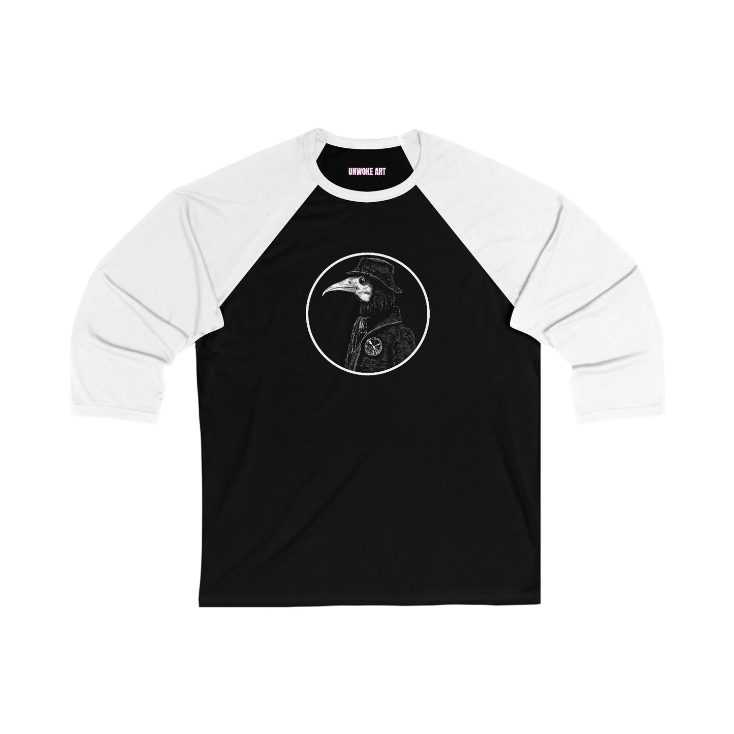 LIMITED EDITION: Unwoke Wiki January 2024 Unisex 3\4 Sleeve Baseball Tee