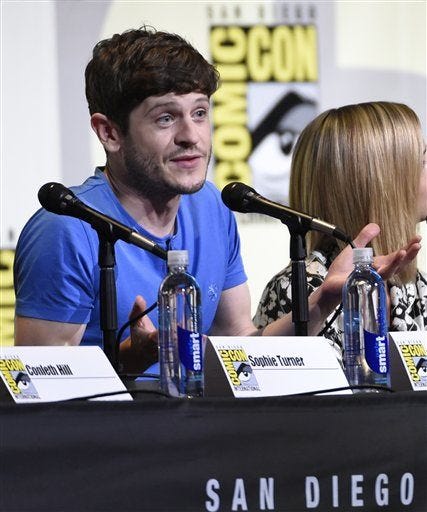 Iwan Rheon at game of thrones panel comic con 2016 Iwan Rheon at game of thrones panel comic con 2016