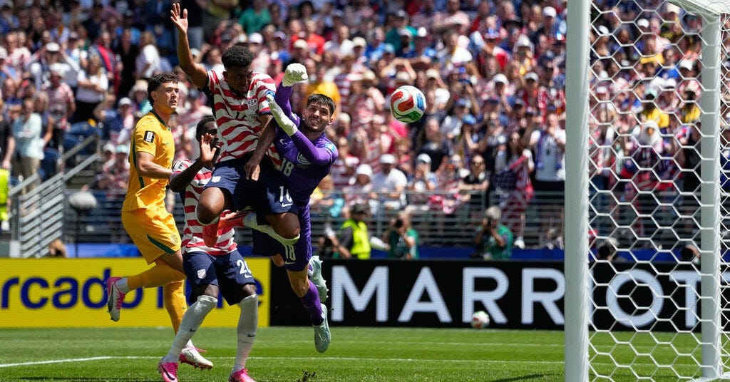 US beats Australia 2-0 to advance to World Cup knockout round - The  Christian Index
