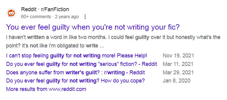 Screenshot of Reddit FanFiction Subreddit Screenshot of Reddit FanFiction Subreddit