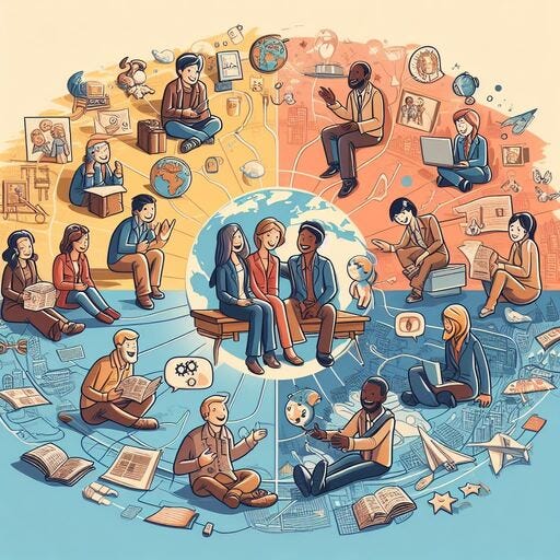 You come to learn that having friends from different cultures and races who bring diverse perspectives helps you to learn new things.  It makes life even more interesting and exciting to see the world from different angles.  You might even start to think that diversity is what makes life truly amazing, as it encourages growth and understanding.  
