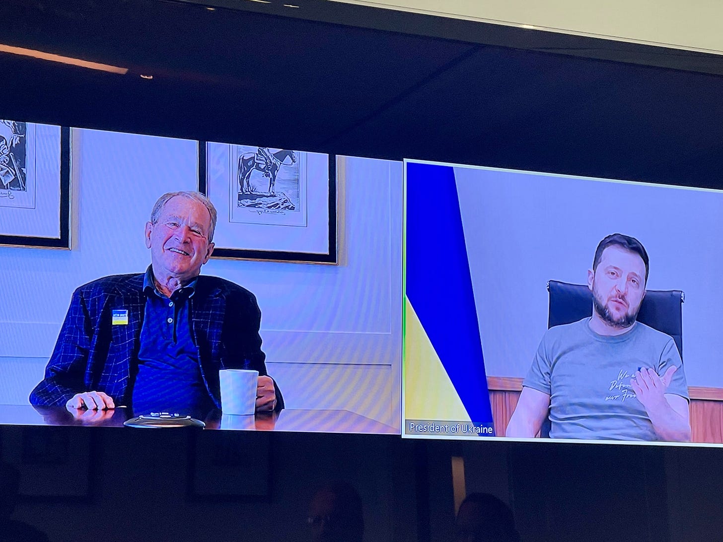 President George W. Bush Meets with Ukrainian President Volodymyr Zelenskyy  | George W. Bush Presidential Center