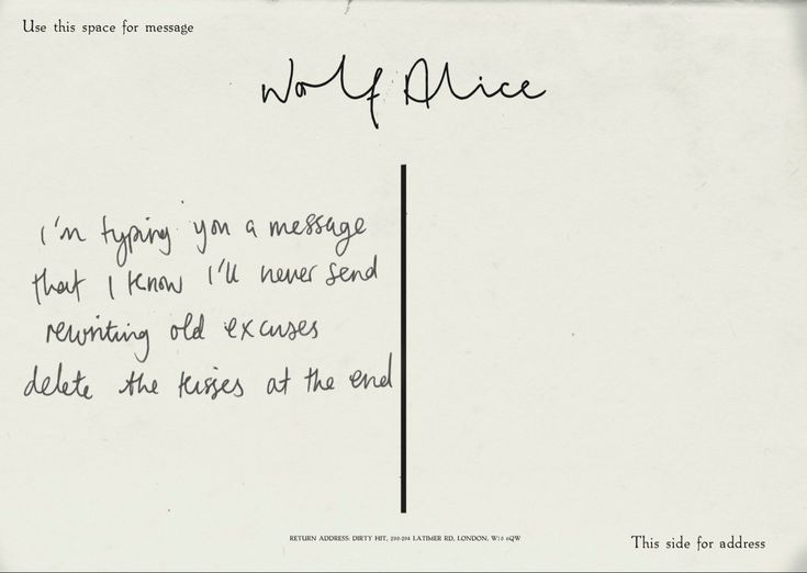 This may contain: an envelope with writing on it that says wild alice This may contain: an envelope with writing on it that says wild alice
