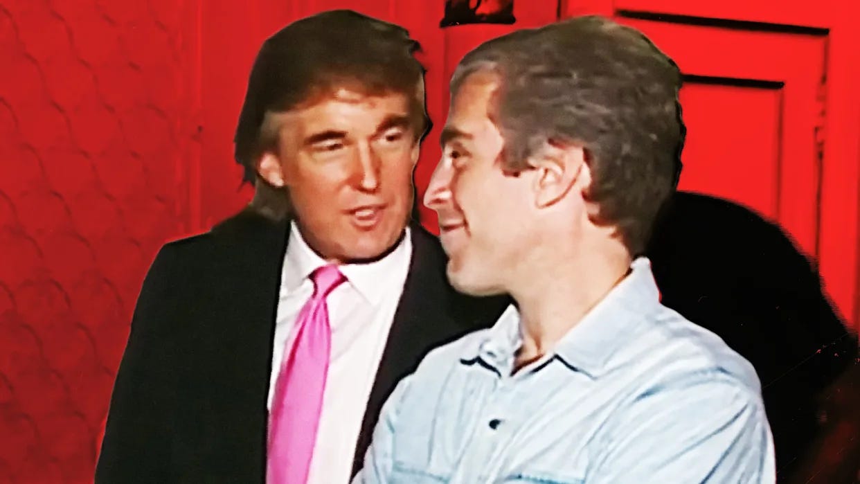 Epstein Showed Me Photos of Trump with Topless Young Women Sitting in His  Lap, Claims Author Epstein Showed Me Photos of Trump with Topless Young Women Sitting in His  Lap, Claims Author