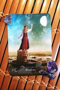 Queen of the Moon Oracle Card