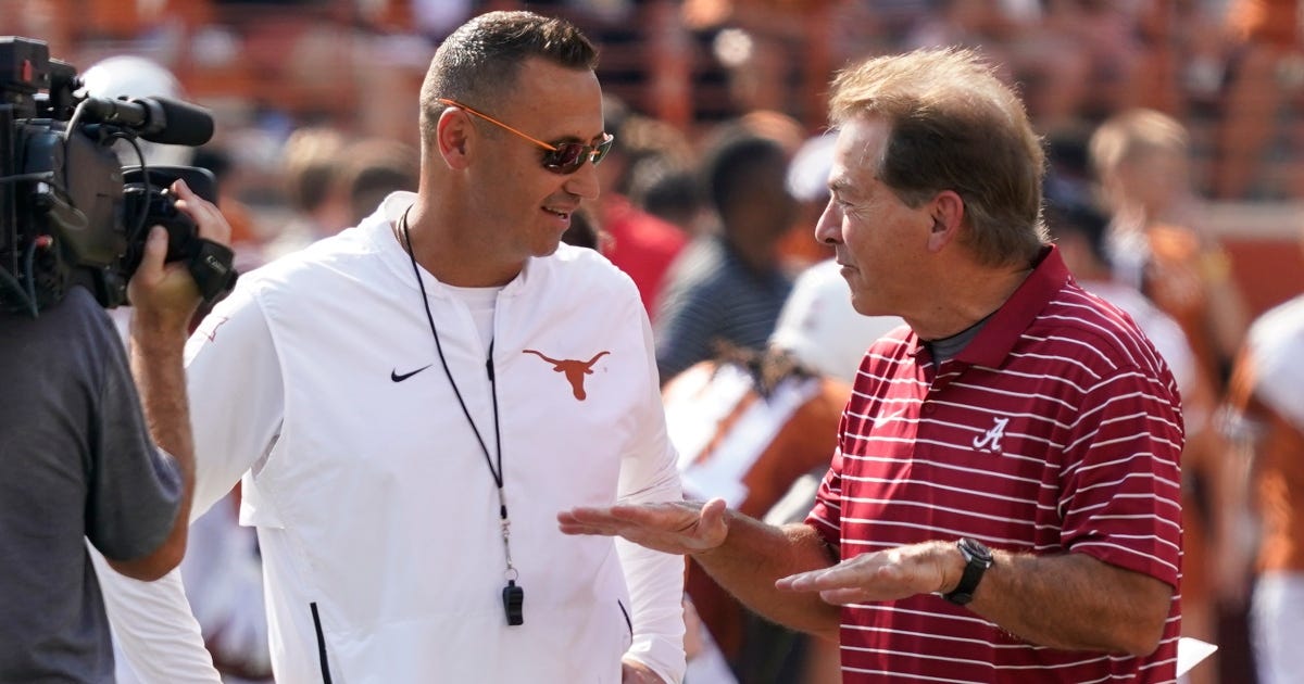 Steve Sarkisian pulls out joking response in face of Nick Saban's record vs  former assistants - On3