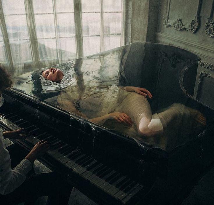 A Pinterest pin added by cosmos on Oct 25, 2023. The author is Kennedy Taylor. May present: dmitry rogozhkin, soundcloud, musician, musical instrument, keyboard.