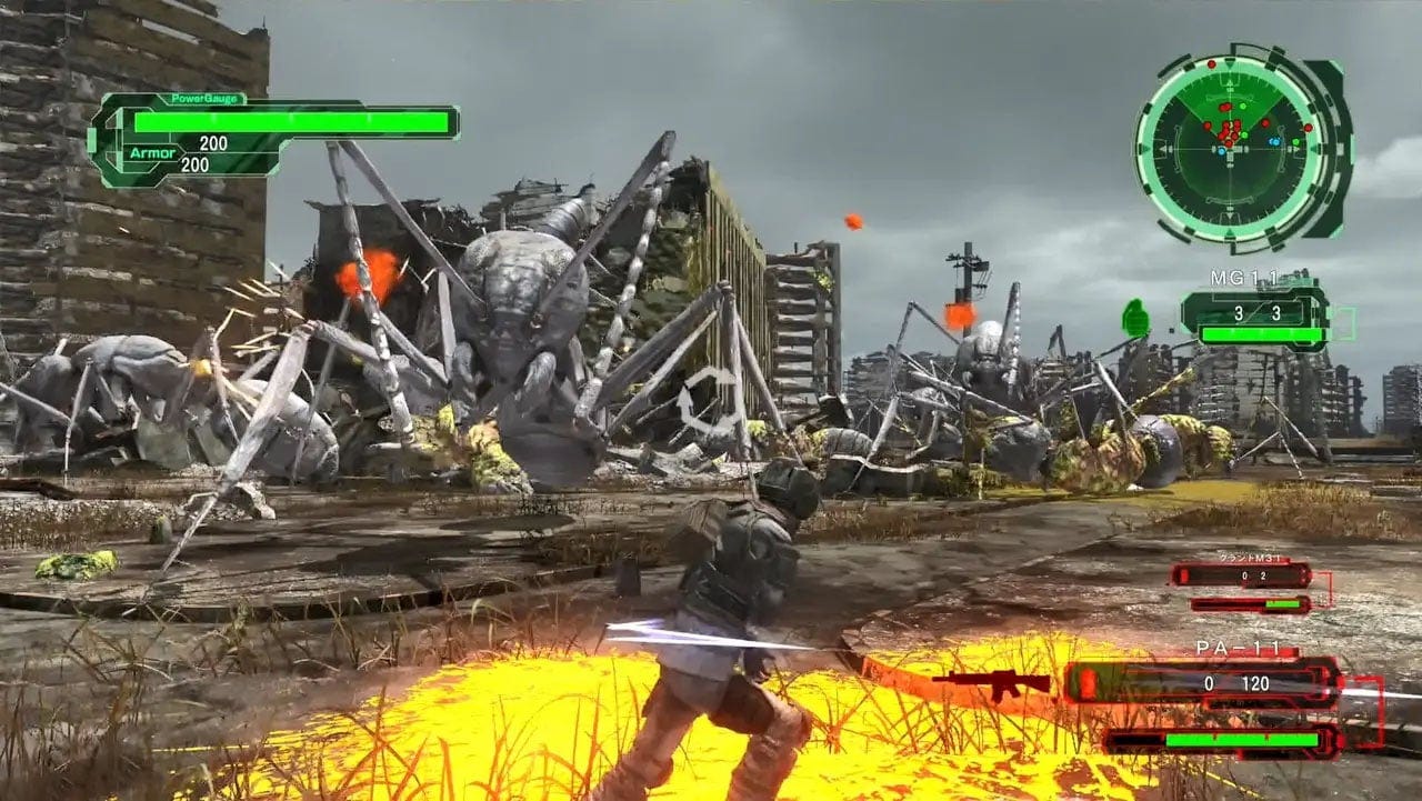 Earth Defense Force 6 TGS 2021 Online gameplay - Air Raider, Fencer,  Ranger, and Wing Diver - Gematsu