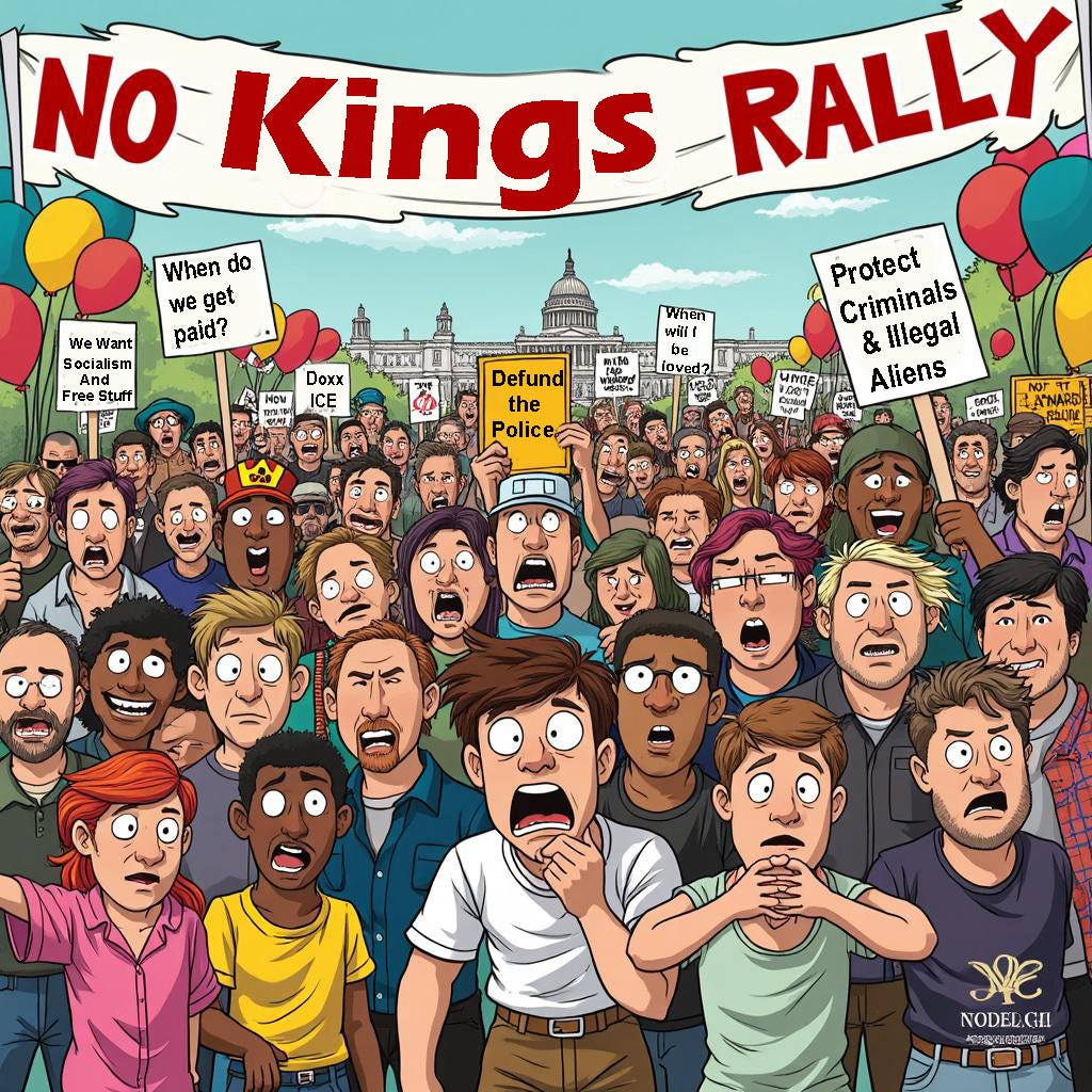 No Kings Rallies Defy Logic & Reason