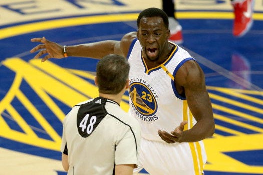 WATCH: Draymond Green Lands in Trouble Due to Antics With Referee -  EssentiallySports