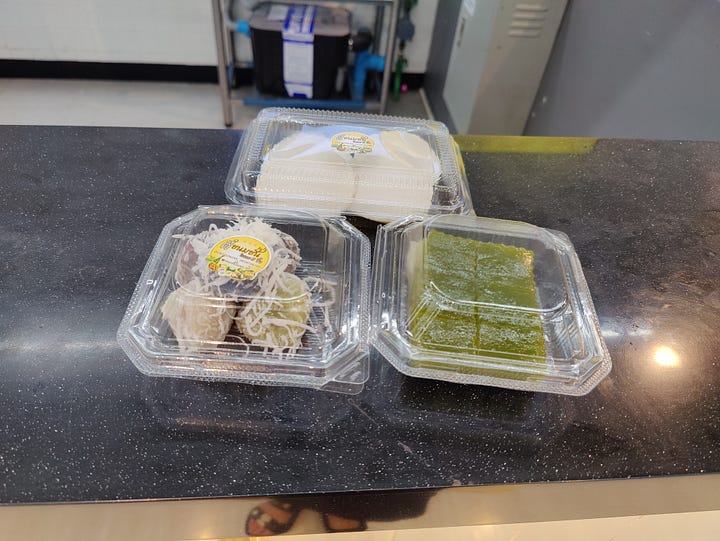 assorted Thai desserts