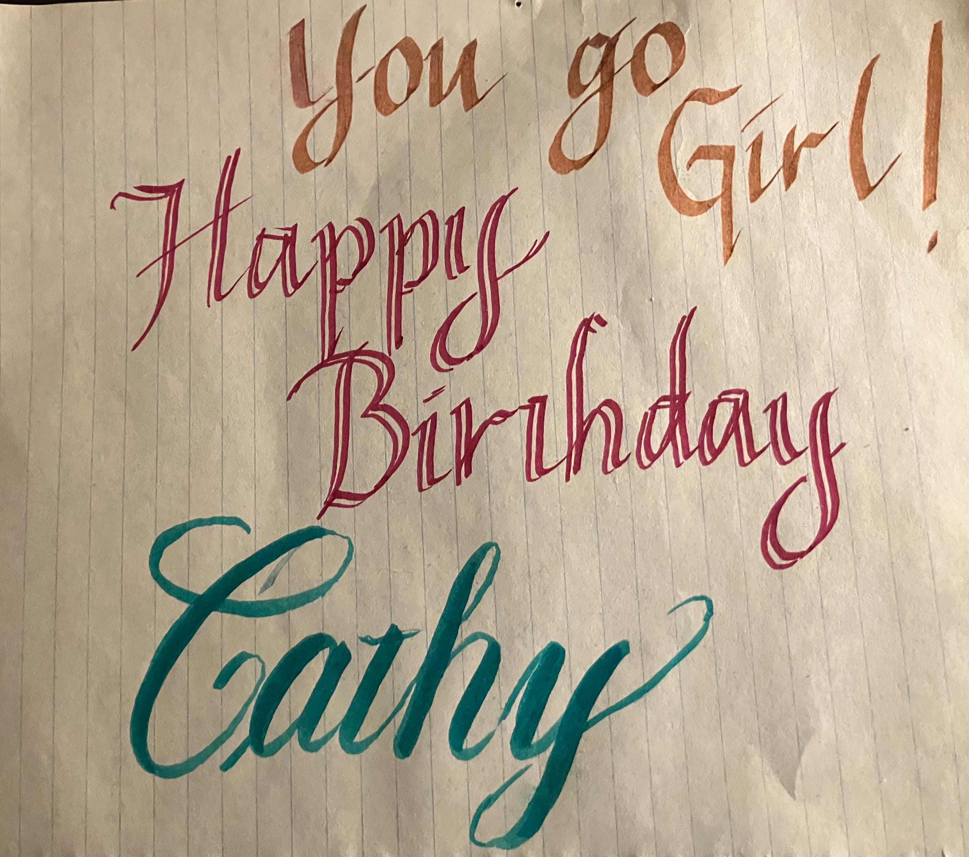 The Pleasures of Cursive - by Catherine Hiller