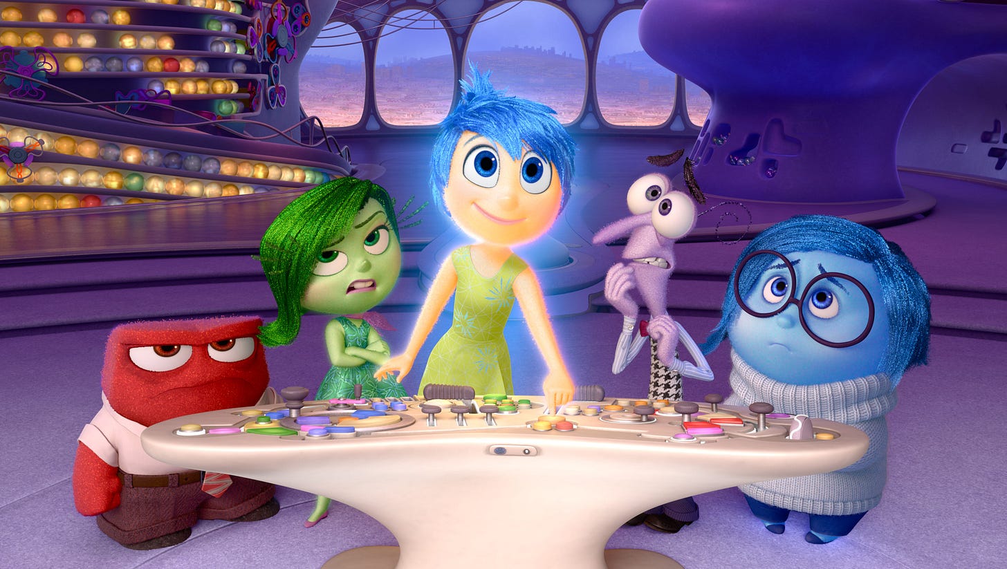 Emotions movie from Pixar